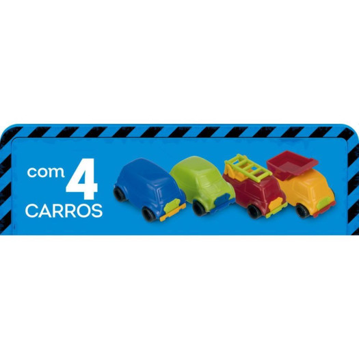 Pista Para Carrinhos Parking C/3 Andares/4carrin/el