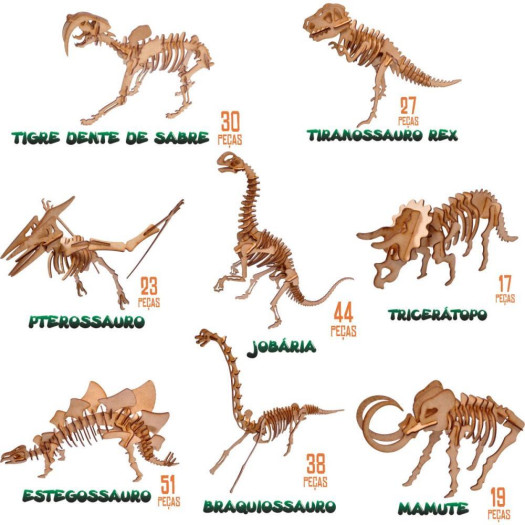 Dinossauros, estegossauro 4 Quebra Cabeça